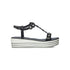 Sandali nero con borchie argento e perline 10 Baci, Scarpe Bambini, SKU k285000088, Immagine 0